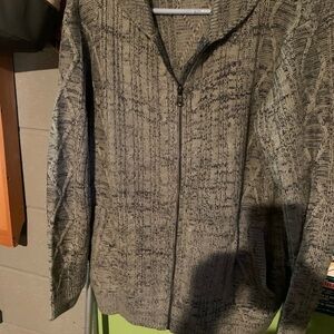 Cardigan Men’s Grey Size Medium Jacket